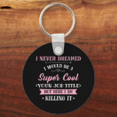 私が殺している仕事のユーモア キーホルダー (正面)