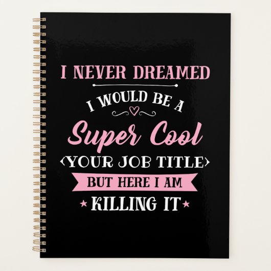 私が殺している仕事のユーモア プランナー手帳 (正面)