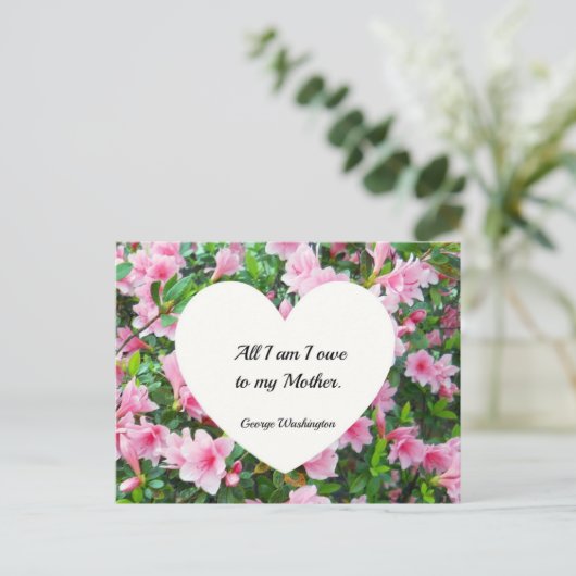 私が母に借りがあるだけだ。 ポストカード (スタンド正面)