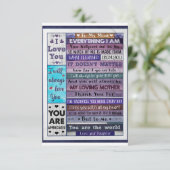 私が母救済に娘になれるもの サンキューカード (スタンド正面)