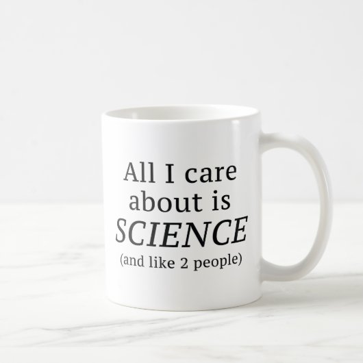 私が気にすることと言えば科学だけ コーヒーマグカップ (右)