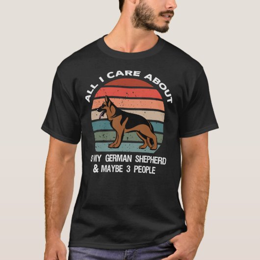 私が気に言うのは私のドイツの羊飼いかもしれない Tシャツ (正面)