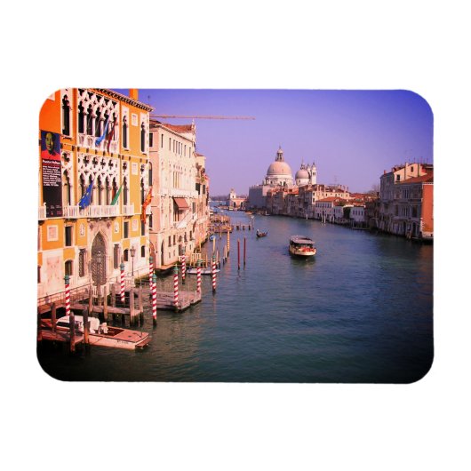 私が水の上でヴェネツィアのイタリアにいたらいいのに マグネット (横)