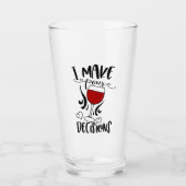 私が決定を注ぐために作るおもしろいな飲むしゃれ タンブラーグラス (正面)