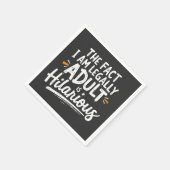 私が法的に大人であるという事実は笑わされる、 スタンダードカクテルナプキン (角)