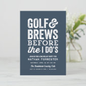 私が海軍のバチュラーパーティをする前にゴルフとブリュウ 招待状 (スタンド正面)