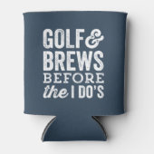 私が海軍のバチュラーパーティをする前にゴルフとブリュウ 缶クーラー (正面)