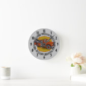 私が消防転が時計を作る方法 ラウンド壁時計 (ホーム)