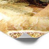 私が無い場合信じ(バイオリンのアートポスター) ポスター (角)