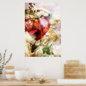 私が無い場合信じ(バイオリンのアートポスター) ポスター (キッチン)