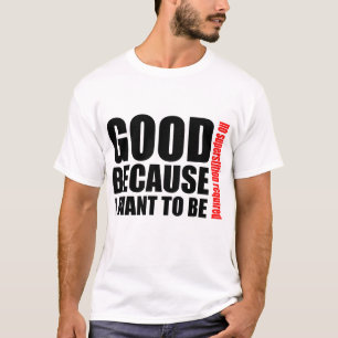 私が無神論的なワイシャツでありたいと思うのでよい Tシャツ