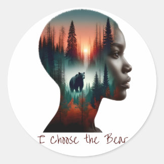 私が熊を選ぶ ラウンドシール