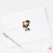 私が熊を選ぶ ラウンドシール (封筒)