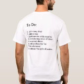 私が父の日の間…得たすべて Tシャツ (裏面)