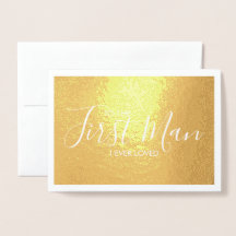 私が父の日フォイルのカードを愛した最初の男に