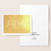 私が父の日フォイルのカードを愛した最初の男に 箔カード (ディスプレー)