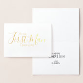 私が父の日フォイルのカードを愛した最初の男に 箔カード (ディスプレー)