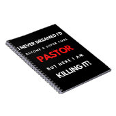 私が牧師になるとは夢にも思わなすごいカッコいいい ノートブック (右側)