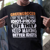 私が物を作ろうとする八百屋おもしろい諺 Tシャツ