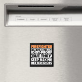 私が物を作ろうとする消防士おもしろい諺 マグネット (インサイチュ (食洗機))