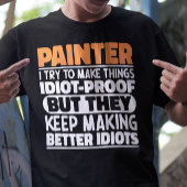 私が物を描こうとする画家おもしろい諺 Tシャツ