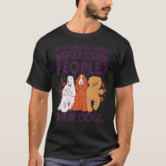 私が犬のペットの人々について何が好きか知っている Tシャツ