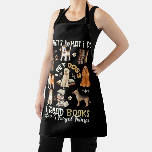 私が犬を飼うのは私が本と私はforgする読こと エプロン (インサイチュ)