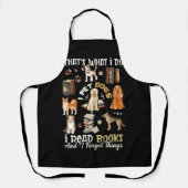 私が犬を飼うのは私が本と私はforgする読こと エプロン (正面)