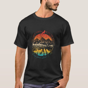 私が狼に向かって私を放来り込む Tシャツ