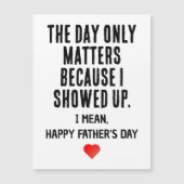 私が現れたからこそこの日は価値があるカード (正面)