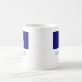 私が生き延びたインディゴのリボン。 DBI コーヒーマグカップ (中央)