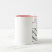 私が生命マグで知る必要があるすべて ツートーンマグカップ (中央)