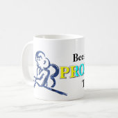 私が生産者であるので、そういうわけで コーヒーマグカップ (正面左)