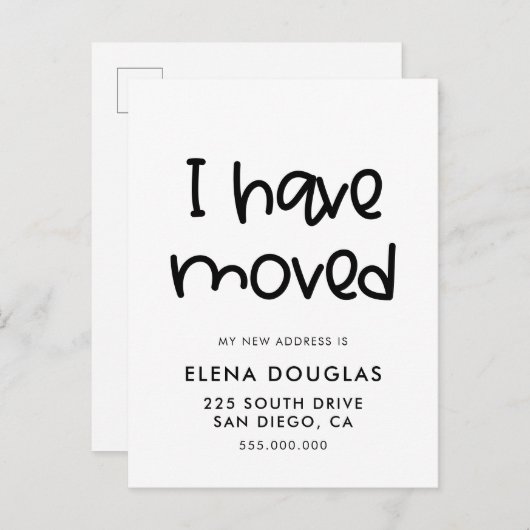 私が発表を動かした可愛い脚本 ポストカード (正面/裏面)