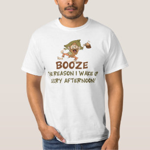 私が発言を目覚める理由は大酒を飲みます Tシャツ