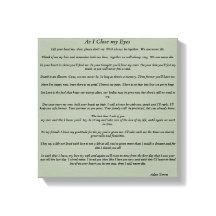 私が目を閉じると