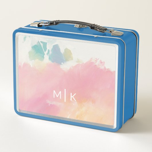 私が目覚めた上で見た何をモノグラム| メタルランチボックス (裏面)