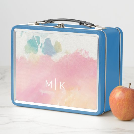 私が目覚めた上で見た何をモノグラム| メタルランチボックス (インサイチュ)