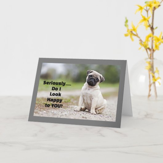 私が直接に*ハッピーバースデー*を言うことができれば! カード (黄色い花)