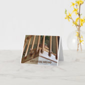 私が直接言うことができれば"ハッピーバースデー" カード (黄色い花)