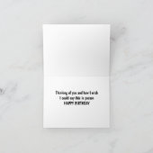 私が直接言うことができれば"ハッピーバースデー" カード (内部)