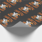 私が知っている唯一の幽霊は神聖な幽霊ハロウィーン ラッピングペーパー (角)