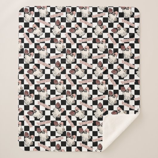 私が知っている唯一の幽霊は聖なる幽霊 – シームレス シェルパブランケット (正面)