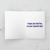 私が知っている最も適切な男 カード (内部)