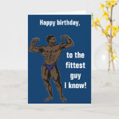 私が知っている最も適切な男 カード (黄色い花)