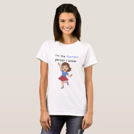 私が知ってる限り一番面白い女の子 Tシャツ
