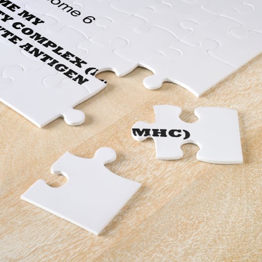 私が確認しなければちょうど私のMHCの生物学の責任にします ジグソーパズル (側面)