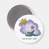 私が磁石を使った事を見る マグネット (正面/裏面)