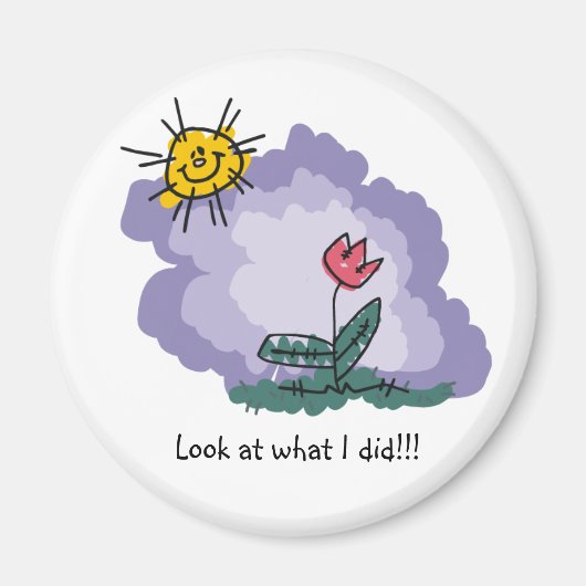 私が磁石を使った事を見る マグネット (正面)