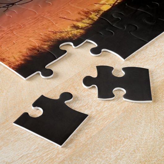 私が神であることをじっとして知りなさい ジグソーパズル (側面)